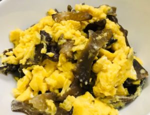 きくらげと卵の中華風炒め